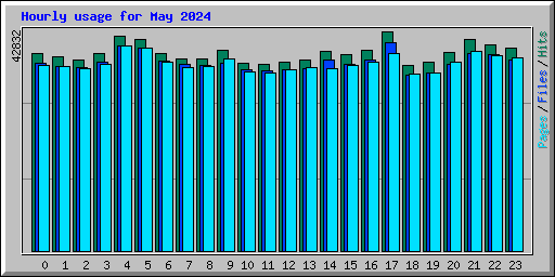 Hourly usage for May 2024